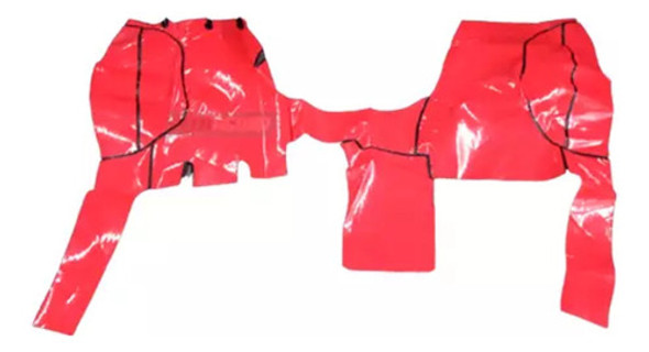 Tapete Vinil Vermelho Mb 1524 1525 Com Banco Do Carona 1