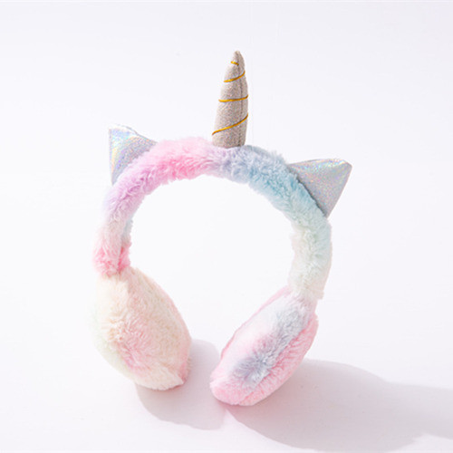 Auriculares Unicornio Con Cable - Felpa Niños 0