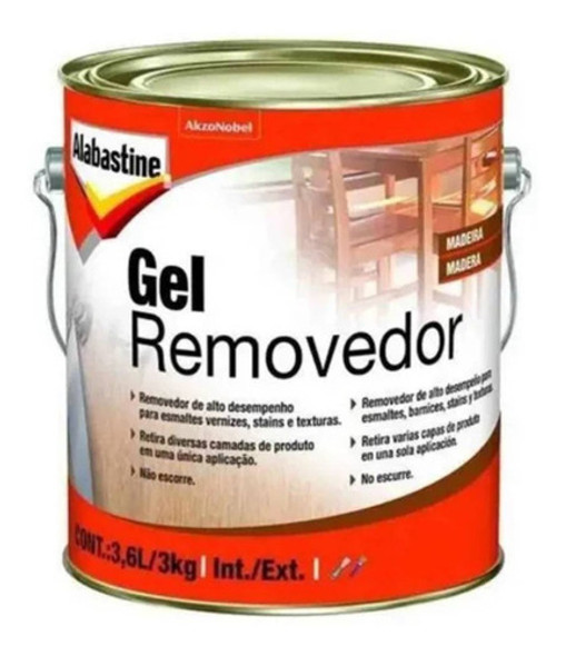 Removedor Gel Alabastine 3.6l Alba 0 Removedor Gel Alabastine 3.6l Alba 0