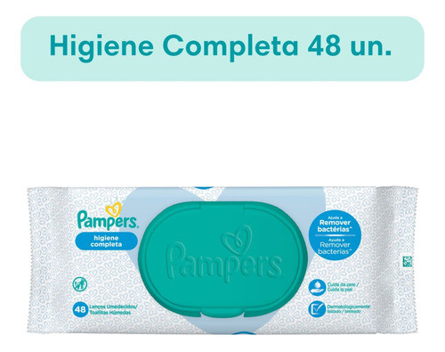 12un Toallitas Pampers Higiene Completa X 48u 1