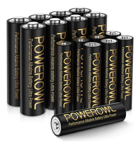 Powerowl Combinado De Pilas Aa Aa Alcalinas De Alta Capacida 0