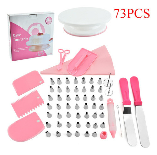Set Pasteleria Reposteria Decoracion Pasteles Pack 73pcs 1