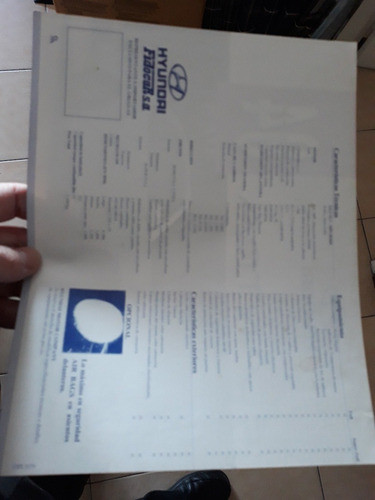 Folleto Original /brochure Hyundai Elantra 1hoja Colección 1