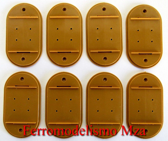 Märklin - Set De 8 Bases Para Puentes  De 2.5mm - Cód: 7250 1