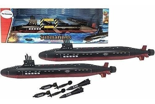 Juguete Submarino Negro Marino De 16.5 Pulgadas Con Efectos 0