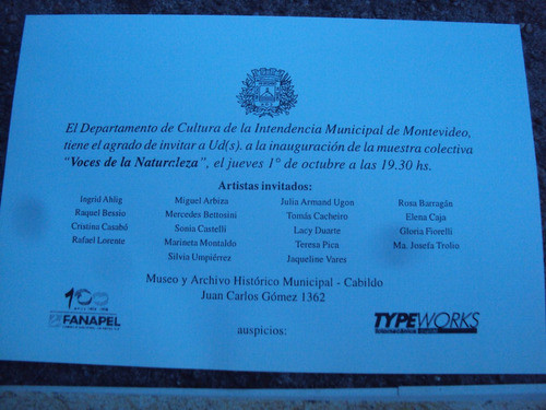 Catalogo Muestra Voces De La Naturaleza Artes Plasticas 1