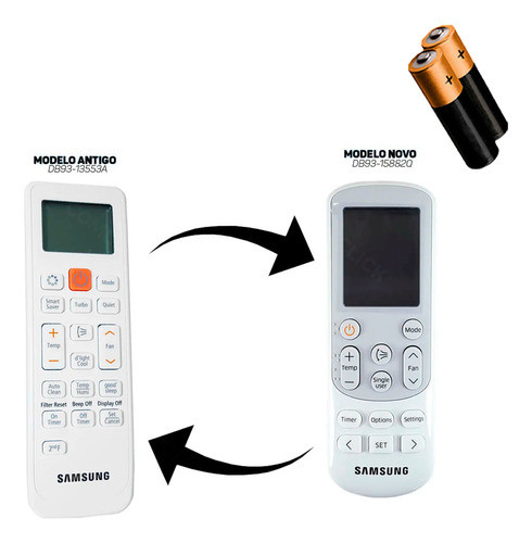 Controle Remoto Ar Condicionado Split Samsung Original 0
