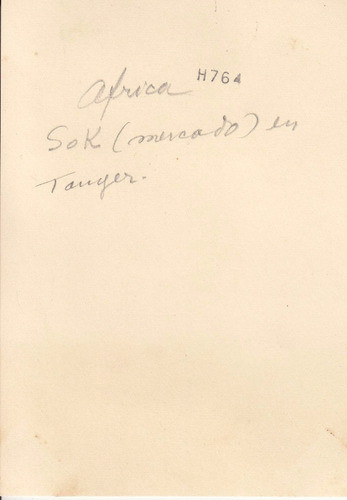 1951 Tanger Fotografia Real Zoco Marruecos Mercado Etnica 1