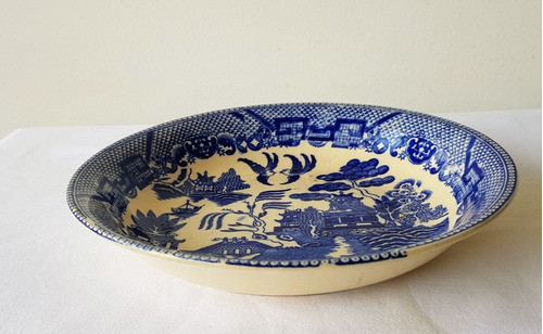 Lote 4 Platos Hondos O Ensaladeras Willow Loza Japonesa 1