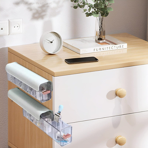 Organizador De Pared Con Separadores Y Tapa Con Adhesivo 1
