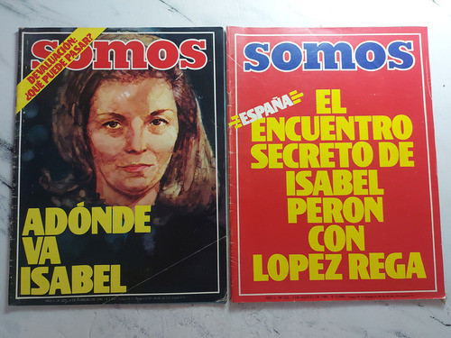 Antigua Revista Somos. Lote De 7. Ian1163 1