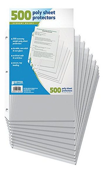 Mejores Productos De Oficina Protector De Hojas 500 Unidades 0 Mejores Productos De Oficina Protector De Hojas 500 Unidades 0