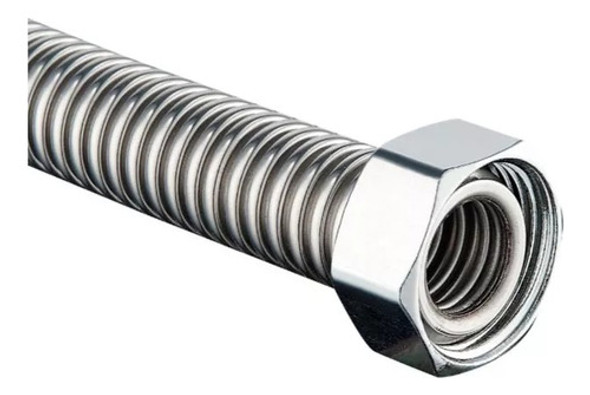 Flexible Agua Corrugado Anillado 1/2x30 Cm Macho Pack X 5 1