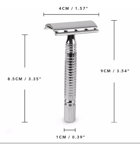 Barbeador Qshave Safety Razor Barbeador Clássico Qshave 1