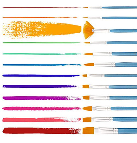 Nosotros Suministro De Arte 12 Piezas De Mango Corto Mango N 1