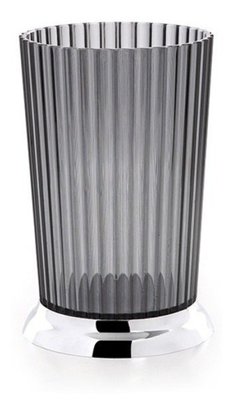 Portacepillo Nely Plastico 14x9x9cm Transp/gris 0