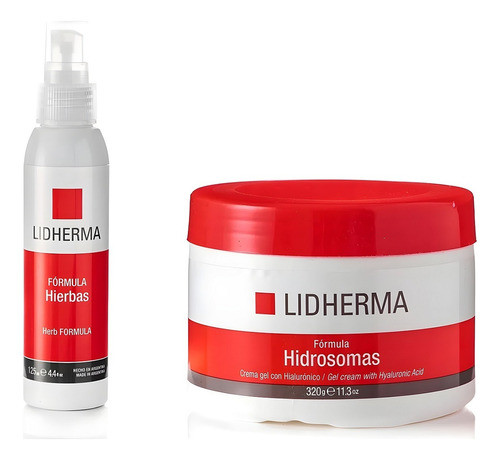 Kit Gel Hidratante Hidrosomas + Loción De Hierbas Lidherma 0