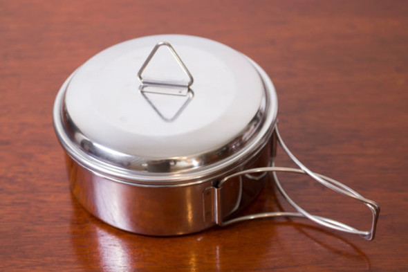 Marmita Olla Baja  Con Tapa De Camping 1