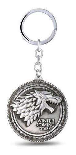 Llavero Game Of Thornes Got Strark Winter Commming Plata 0