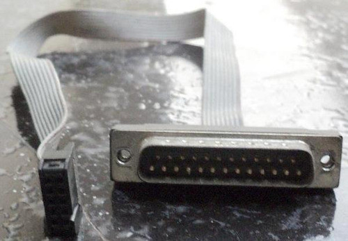 Conector Db25 Macho Serial  Para Conectar A La Placa Madre 0
