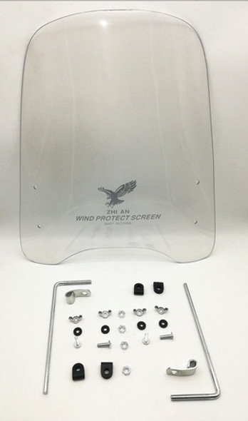 Parabrisas Para Moto, Universal, Con Soportes 0