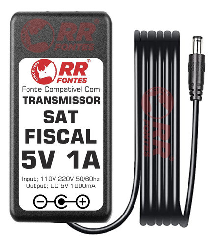 Fonte 5v Para Transmissor Sat Fiscal Epson Gertec Bematech 1