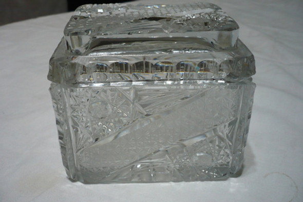 Cenicero Cigarrera Cristal De Bohemia 1