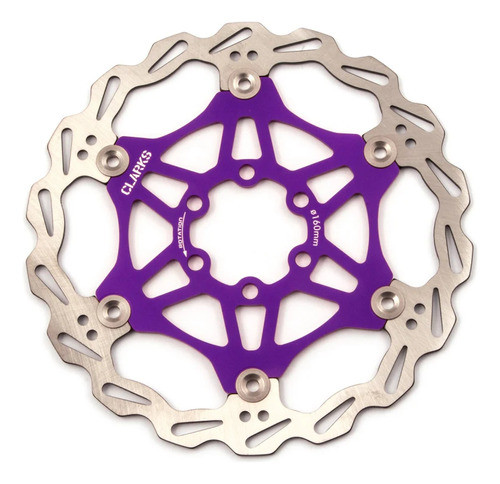 Disco Rotor Clarks Ultraliviano 180 Mm Para Bicicletas 0