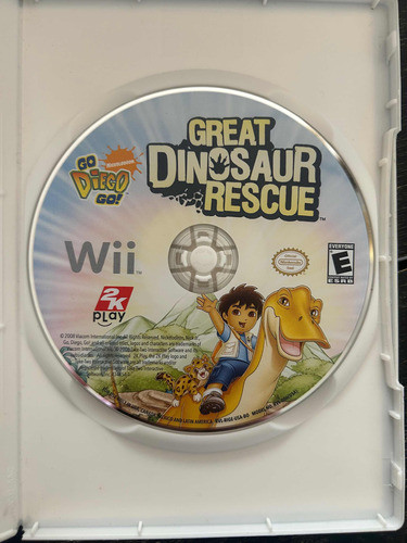 Juego Wii: Go, Diego, Go: Great Dinosaur Rescue (solo Disco) 0