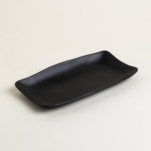 Bandeja De Melamina Negra Linea Tokio Trendy Corner 1
