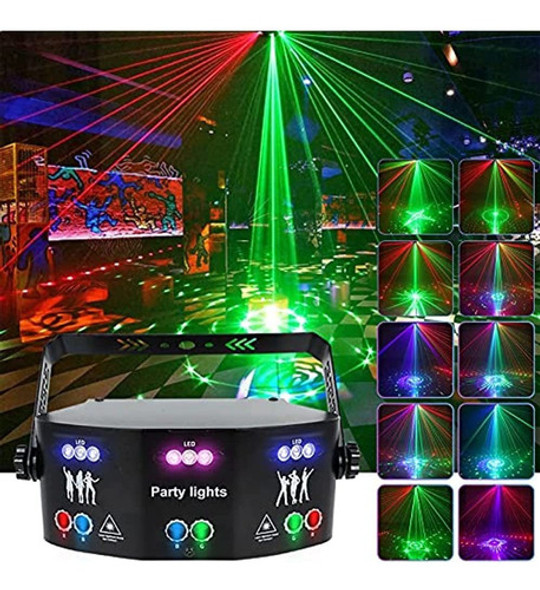 15 Lentes Luces De Fiesta Dj Disco Light Rgbw Efecto De Ilum 0
