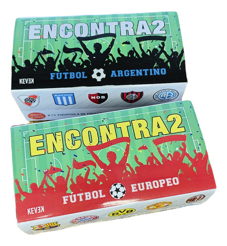 Juego De Memoria Encontra2 Fútbol Europeo+argentino Combo X2 0