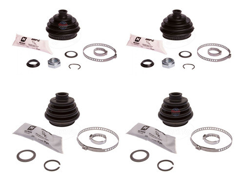 Kit X4 Fuelles Semieje Homocinetica Lado Caja Gol 0