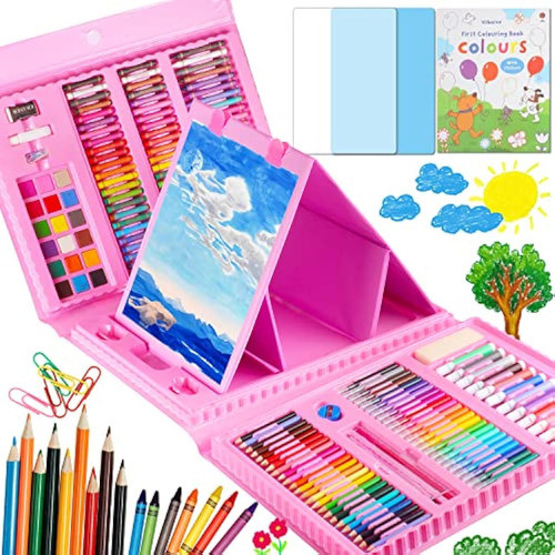 Juego De Arte Para Niños, 208 Piezas De Arte Con 0