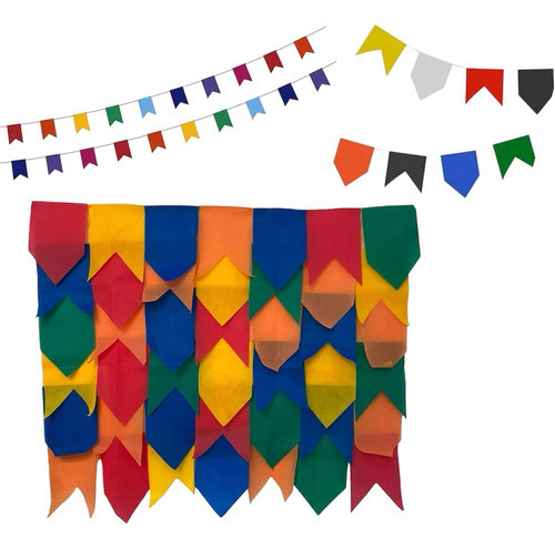 70 Metros De Bandeirinhas Festa Junina Alta Qualidade Tnt 0