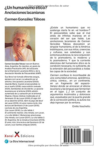 Libro :  Un Humanismo Etico? Anotaciones Lacanianas -... 1