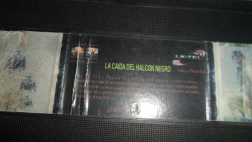 Vhs La Caída Del Halcón Negro 1
