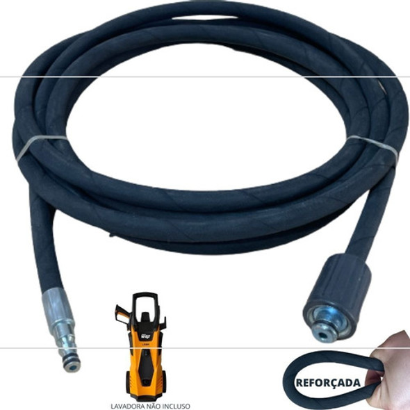 Mangueira Trama De Aço Para Lavadora Wap Líder 2200 20metros 1