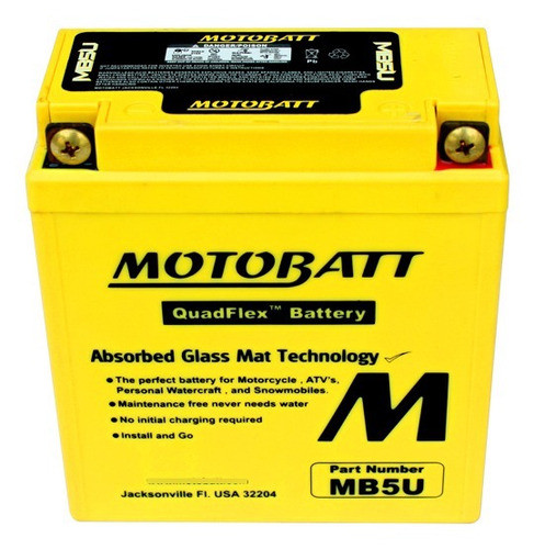 Bateria Motobatt Gel Motomel Dlx 110 Cc Yb5l-b 12n5-3b 1