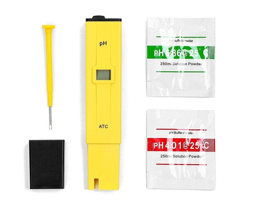Medidor De Ph Pro Con Estuche + 2 Sobres 0
