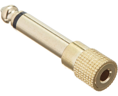 Adaptador Para Auriculares De 3,5 Mm A 6,35 Mm | Dorado 1