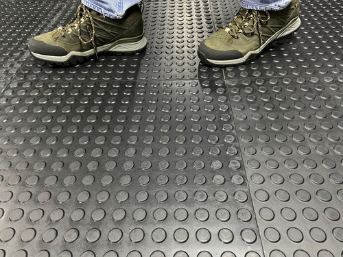 12 Tapete Piso Borracha Moeda Antiderrapante 3,0 M2 0