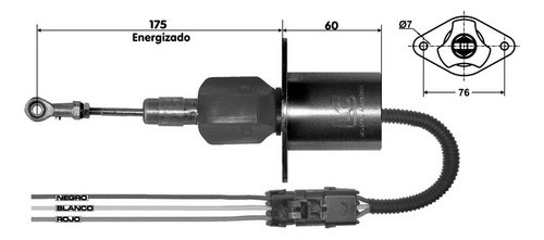 Automatico Solenoide Pare Corte Combust 12v 0