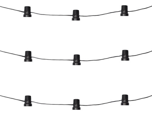 Guirnalda Decorativa 40 Luces X 20 Metros E27 Pack X3 0