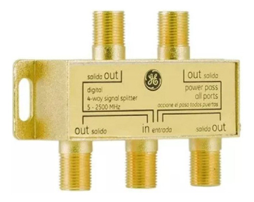 General Electric Divisor De Cable Coaxial Digital Ge  4 Vías 0