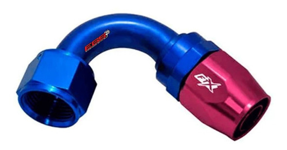 Conexión Acople 120° An12 Azul Rojo Fueltech Competicion Egs 0
