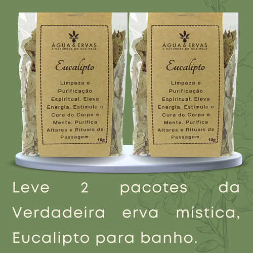 Erva De Banho E Defumação | Eucalipto- Ritual - 2 Pacote 1