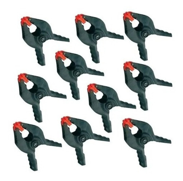 Pinza Cocodrilo Plástica 6 Pulgadas Black Jack C141 X 10 U 0