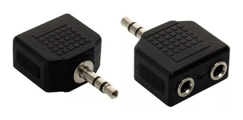 Adaptador Mini Plug 2 Hembras Divisor Auricular Stereo 3.5mm 1