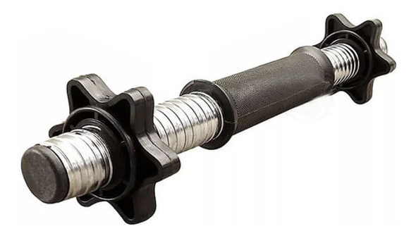 Mancuerna Rosca Caño Cromado Agarre Tope Pvc Discos Pesas- 0 Mancuerna Rosca Caño Cromado Agarre Tope Pvc Discos Pesas- 0